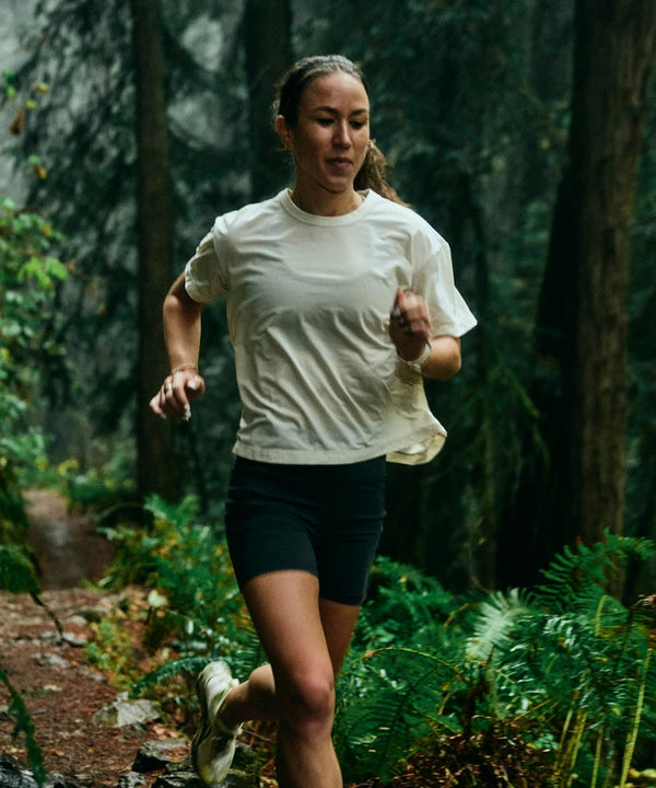 Women's Elevate Lightweight Tee: Heather Birch