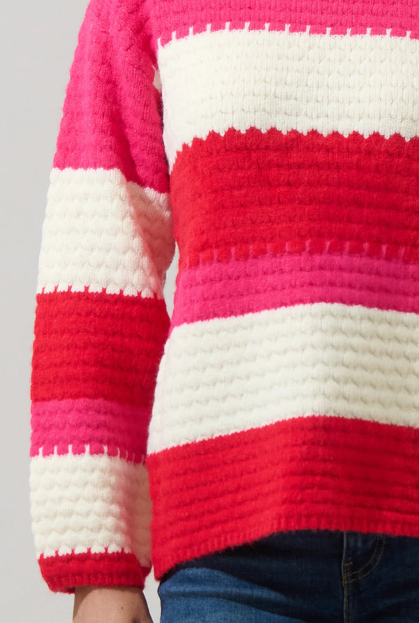Virey Stripe Zavina Knit Sweater