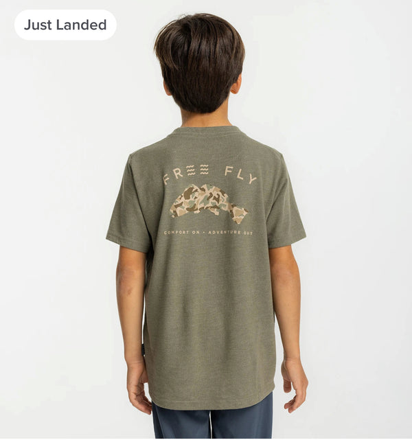 Youth Redfish Camo Pocket Tee