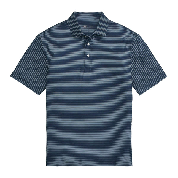 Scout Stripe Performance Polo - Blue Wing Teal