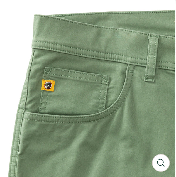 Shoreline Five-Pocket: Rowing Green