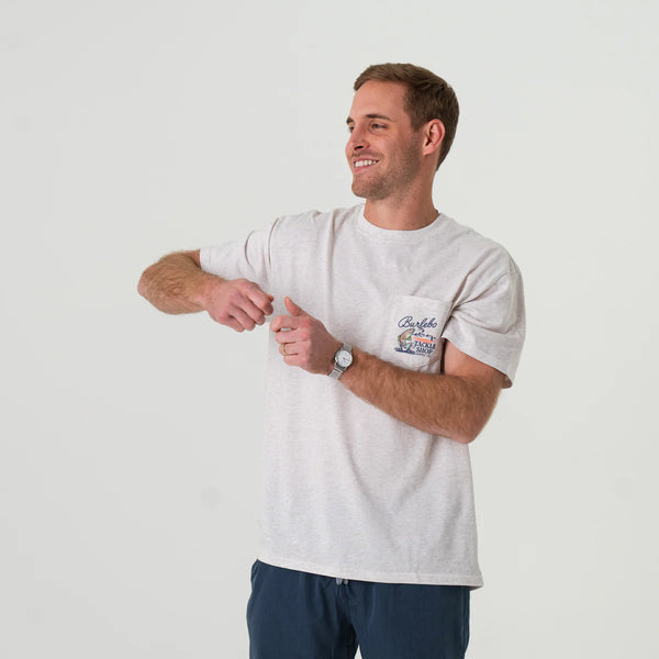 SS - Tackle Shop - Heather Oatmeal