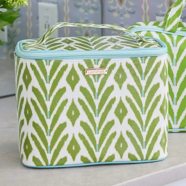 Petite Frond Green Train Case