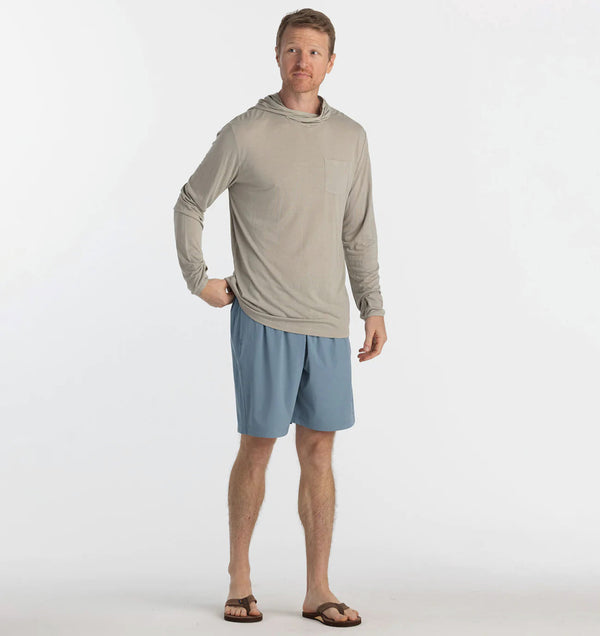 Men's Bamboo Lightweight Hoodie - Sandstone