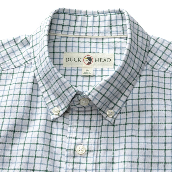 Cotton Oxford Sport Shirt - Hunter Green