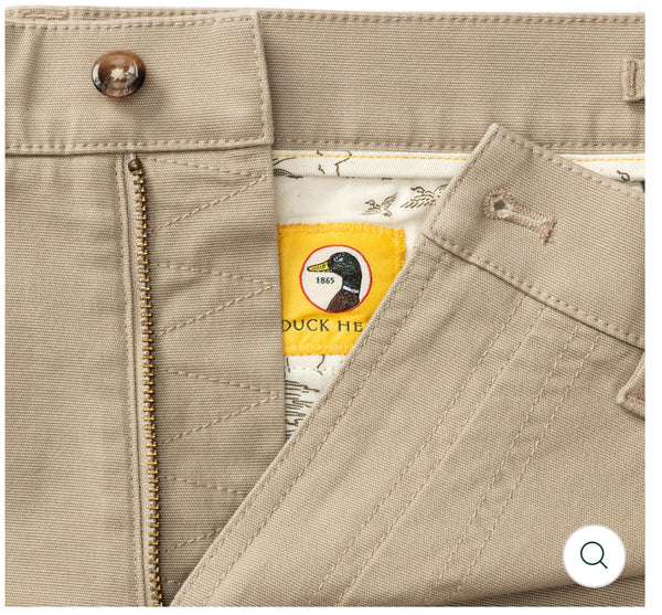 7" Canvas Camp Short: Khaki