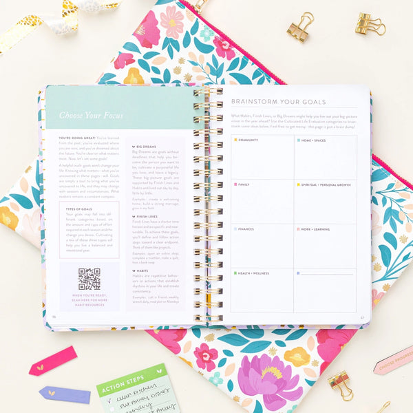 Fresh Start Daily Goal Planner | Lilac Blooms