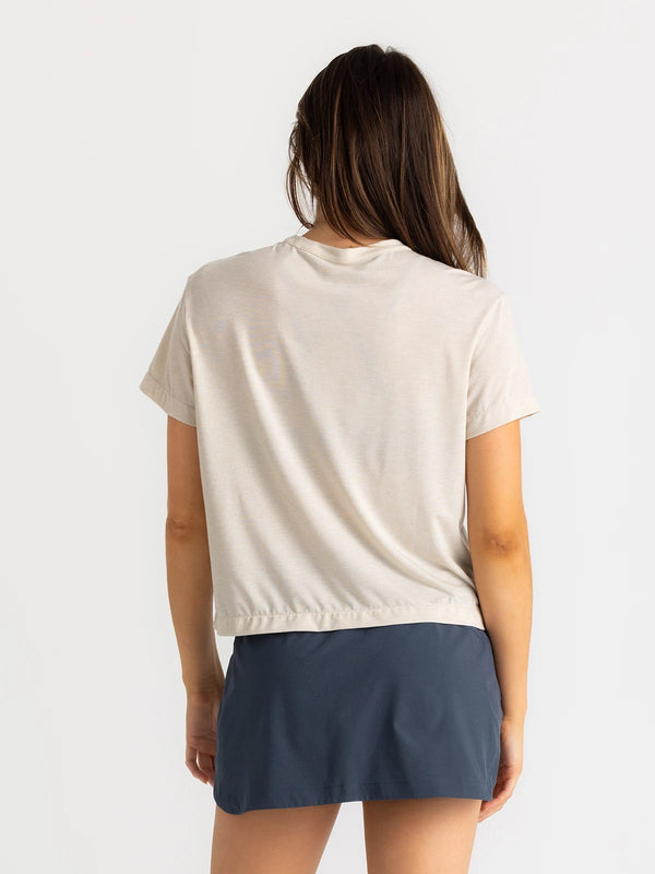 Women's Elevate Lightweight Tee: Heather Birch