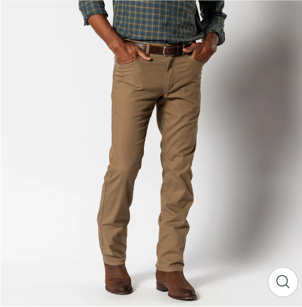 Classic Fit Pinpoint Canvas Five-Pocket WEATHERED OAK