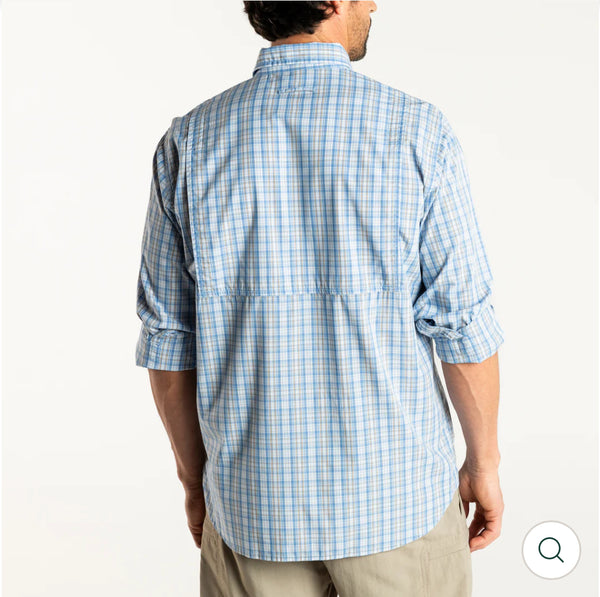 Performance Poplin Guide Shirt
Ellsworth Plaid: Lure Blue