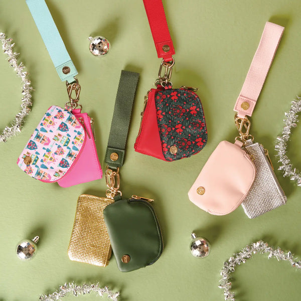 Dynamic Duo Pouch Luxe Wristlet-Rosé All Day