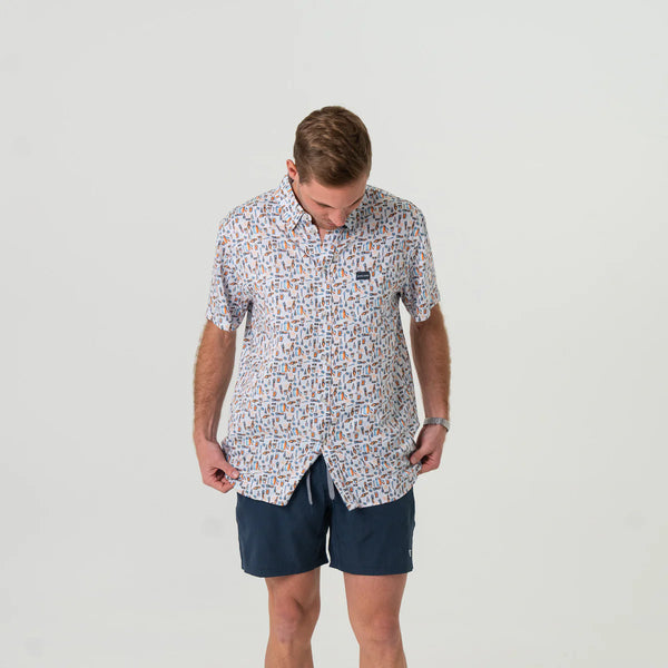 Performance Button Up - Crawfish Boil