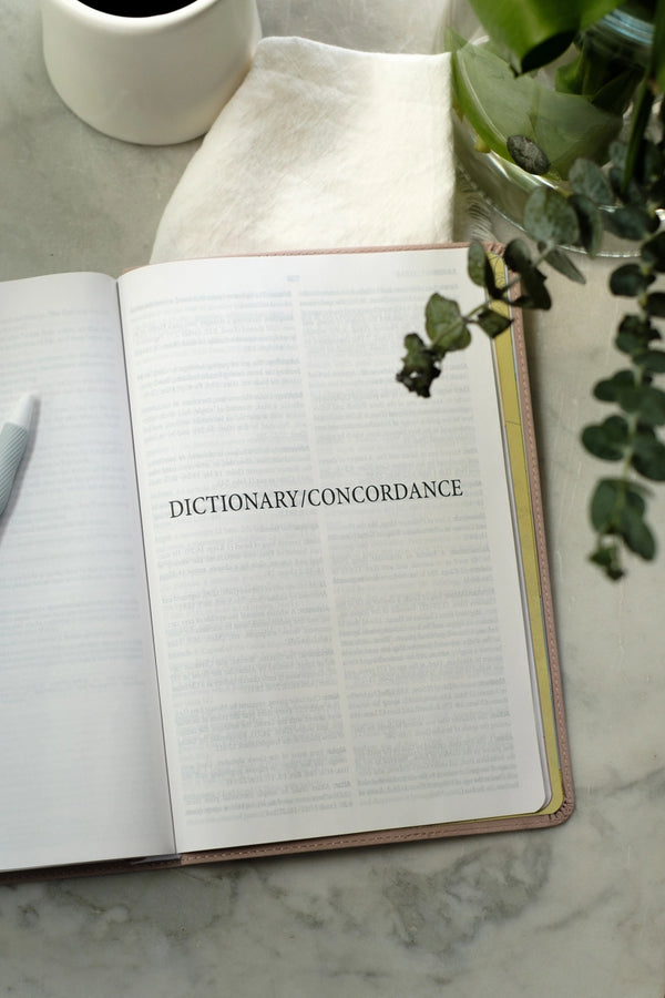 Light For Life Nasb Study Bible (Blush Bouquet)