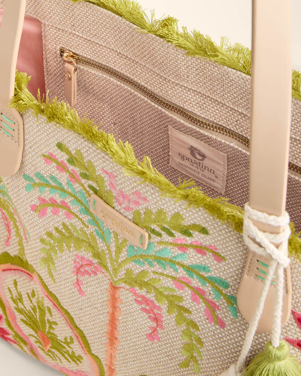 Fiesta Tote Castillo Floral Palms