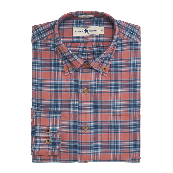 Whipcord Featherweight Flannel - Crabapple