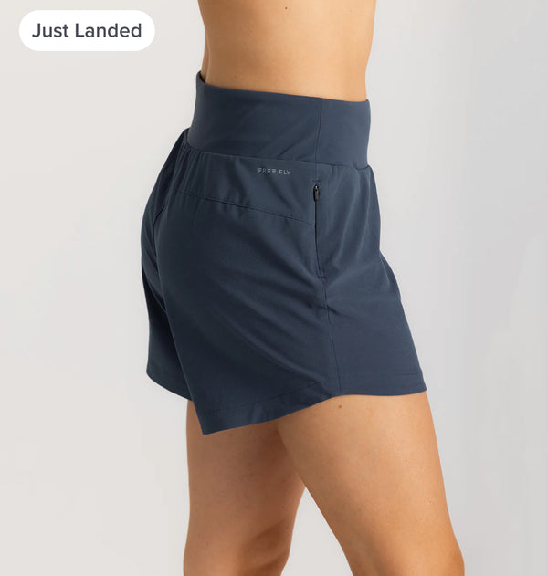 Women's Bamboo-Lined Active Breeze Short – 5" BLUE DUSK II