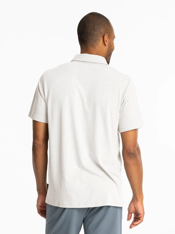 Men's Bamboo Flex Polo II: Bright White