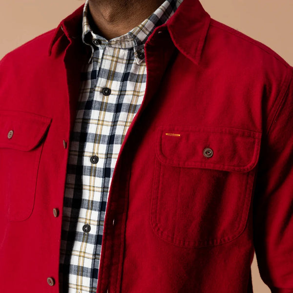 Moleskin Work Shirt - Rio Red