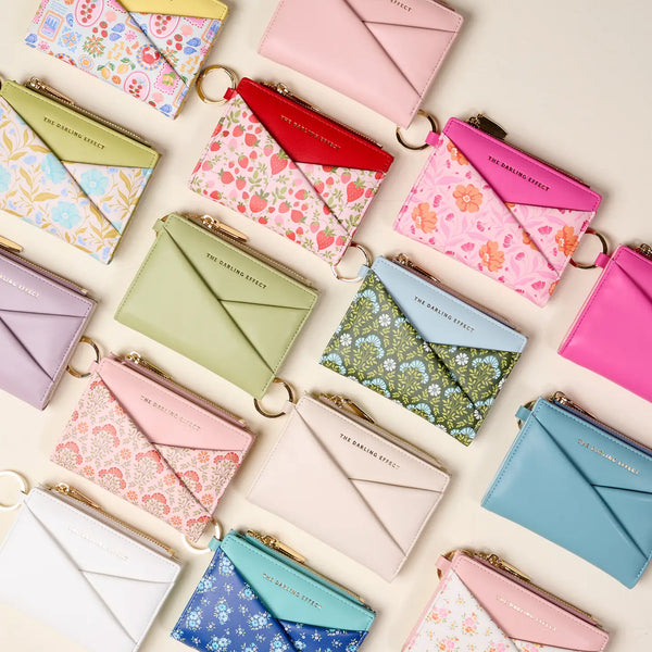 Luxe Pocket Wallet–Everbloom Dusty Rose