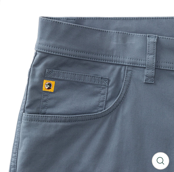 Shoreline Five-Pocket: Stone Blue