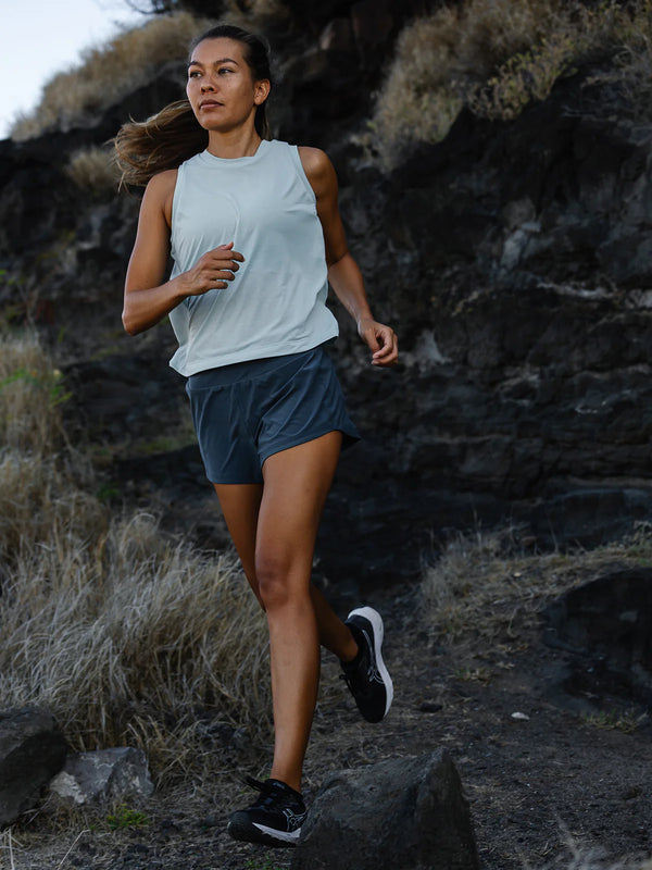 Women's Bamboo-Lined Active Breeze Short – 3" Storm Cloud