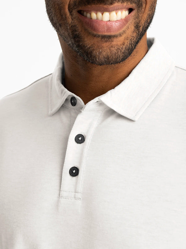 Men's Bamboo Flex Polo II: Bright White