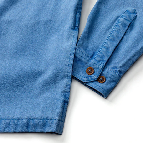 Garment Dyed Duck Canvas Jacket - Cornflower Blue