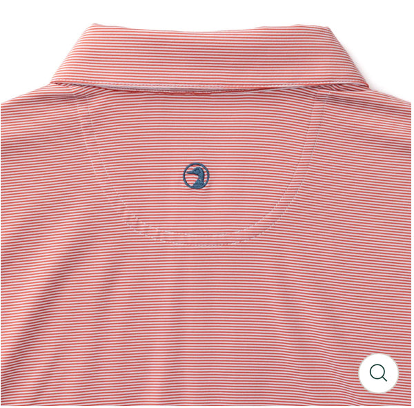 Long Drive Performance Polo: Sunwashed Red