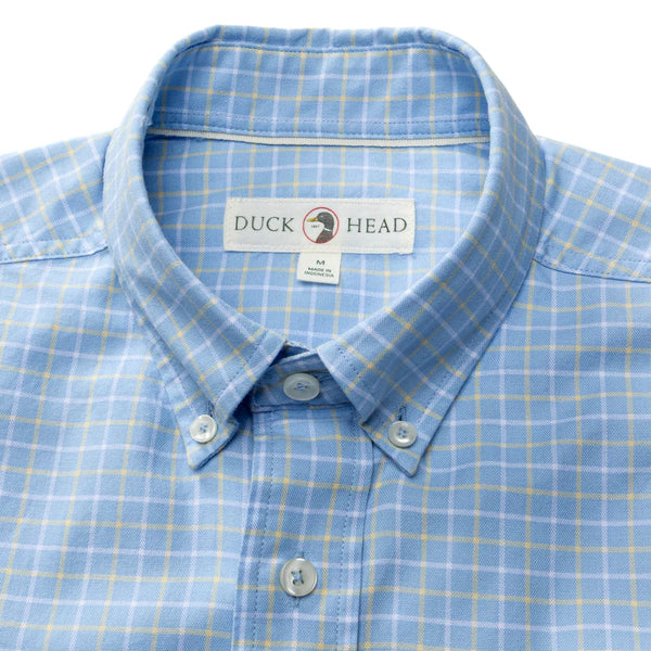 Cotton Oxford Sport Shirt - Serenity Blue