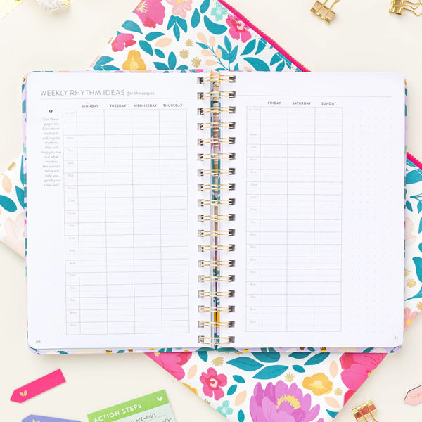 Fresh Start Daily Goal Planner | Lilac Blooms