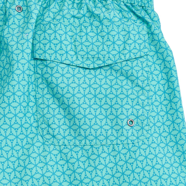 Out Of Office Swim Trunk - Posy Green