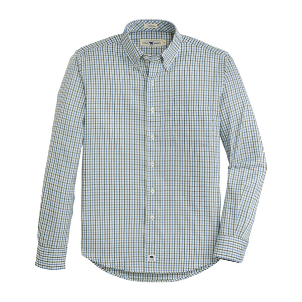 Wentworth Tailored Fit Brushed Performance Twill - Skyride