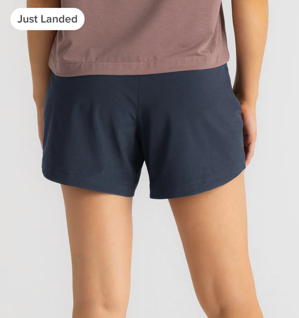 Women's Bamboo-Lined Active Breeze Short – 5" BLUE DUSK II