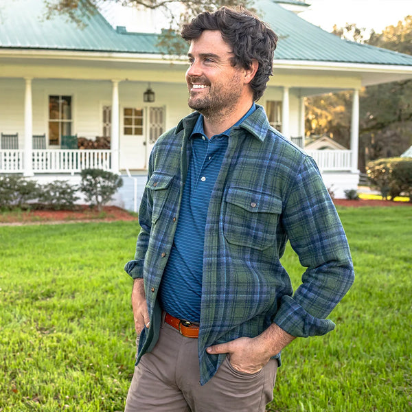 Sullivan Fireside Shirt Jacket - Mallard Green