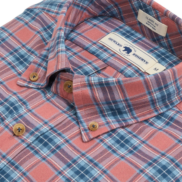 Whipcord Featherweight Flannel - Crabapple