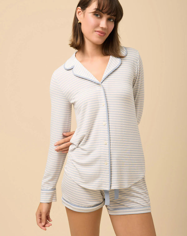 Pajama Short Shoreline Stripe