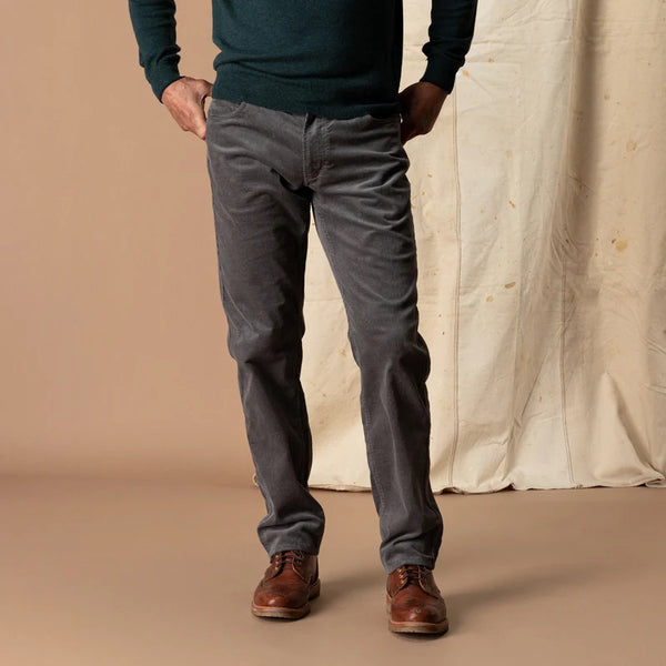 Holston Corduroy Five-Pocket - Fossil Grey