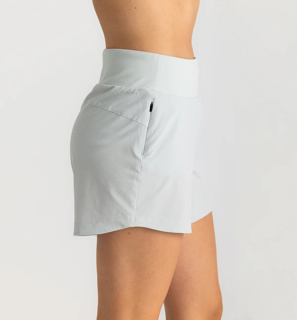 Women's Bamboo-Lined Active Breeze Short – 5" SKY GRAY