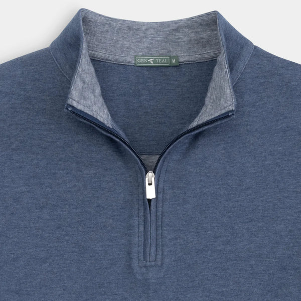 Cotton/Modal Quarter-Zip - Helios