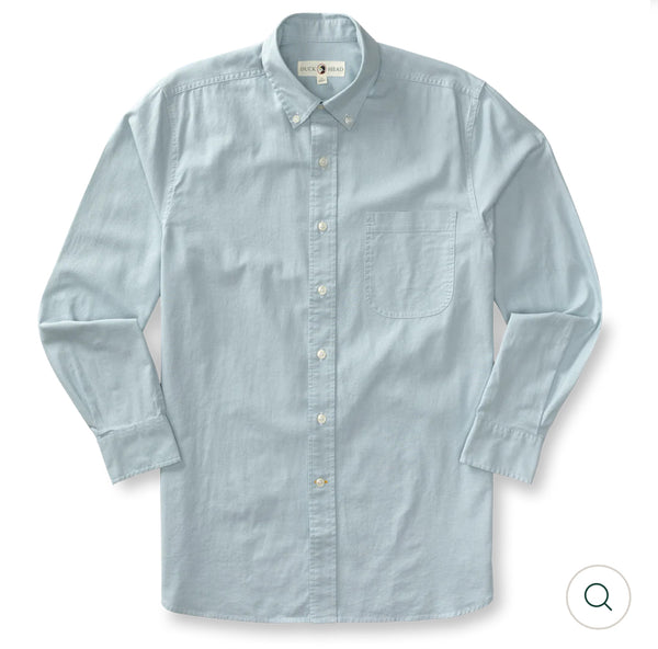 Cotton Oxford Sport Shirt: Seaboard Green