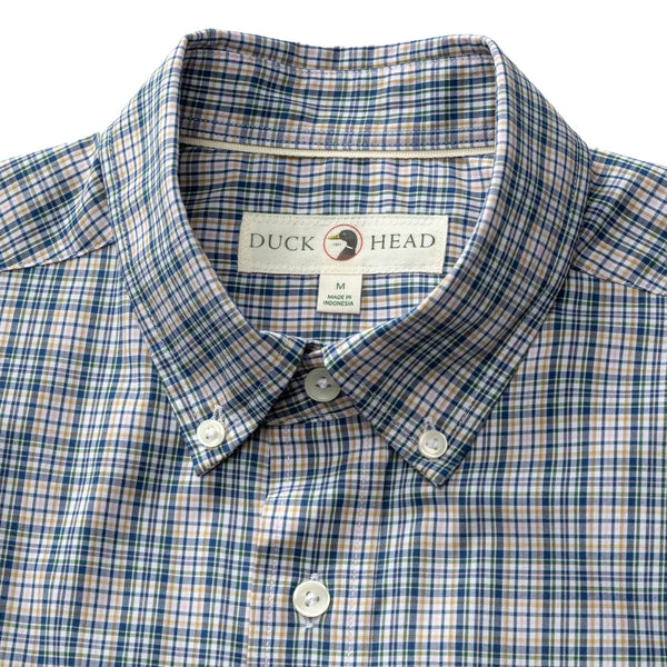 Performance Poplin Sport Shirt - Navy Peony