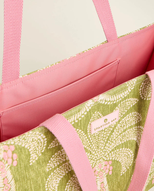 Market Tote Castillo Green Palms