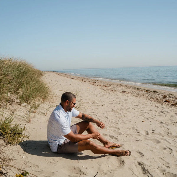 High Tide Off Shore Printed Performance Polo