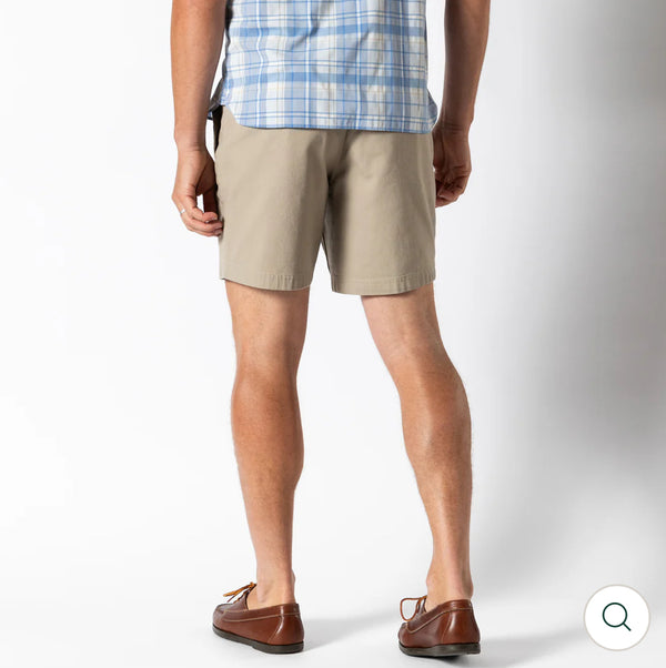 7" Canvas Camp Short: Khaki