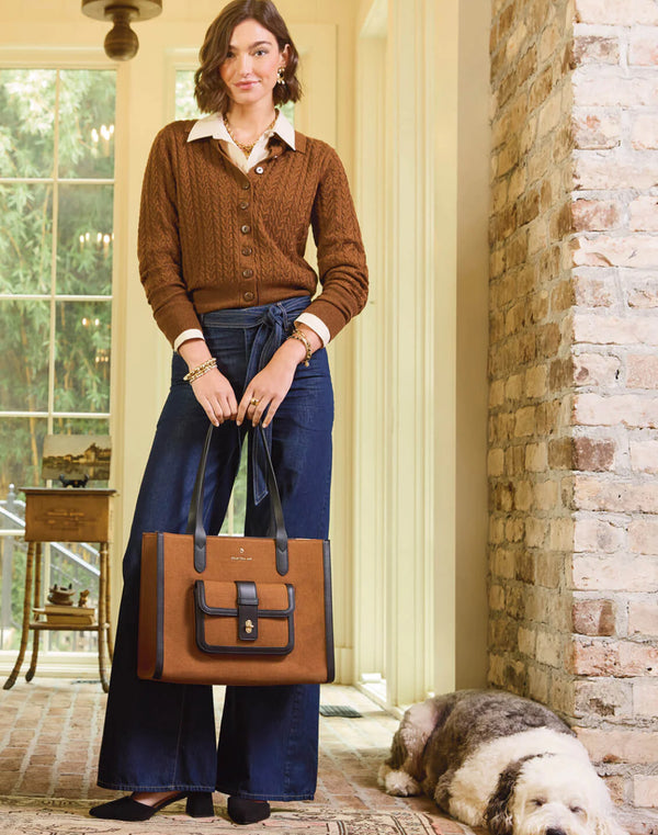 Sable Tally Tote Toffee/Black