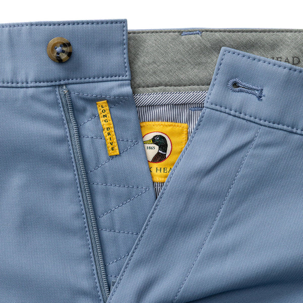 9" Long Drive Performance Short - Chambray Blue