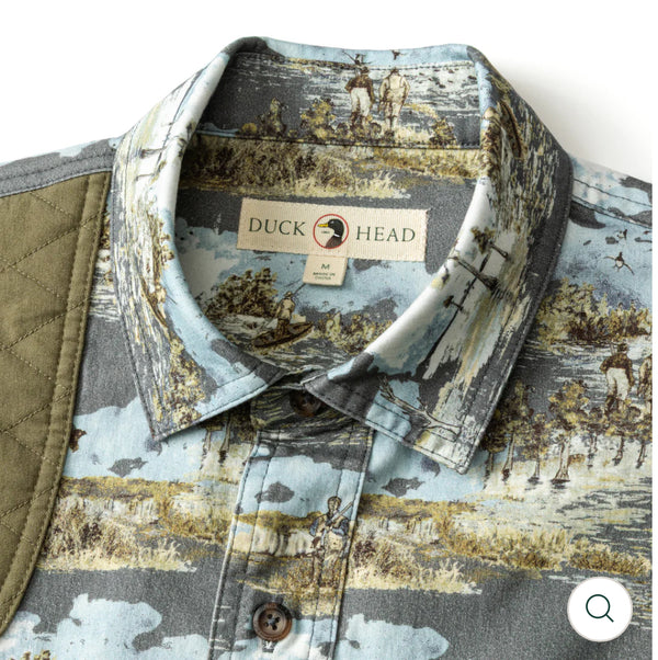 Woodland Shooting Shirt - Sedona Sage Print
