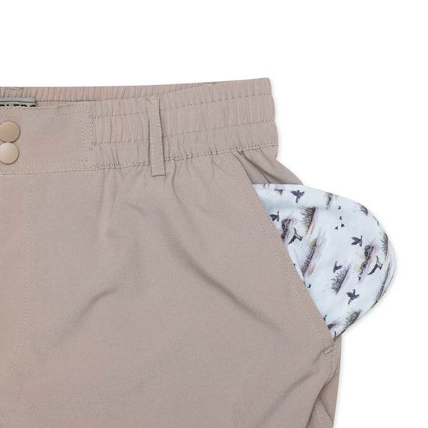 5.5” Everyday Short - Cobblestone Khaki - Duck Hunt Pocket