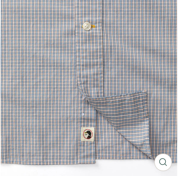 Cotton Poplin Sport Shirt
Ferry Plaid: Light Blue