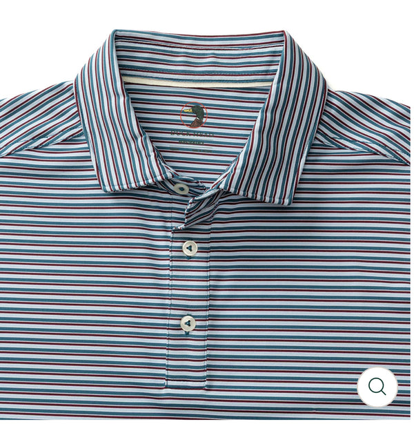 Long Drive Performance Polo - Teal Blue